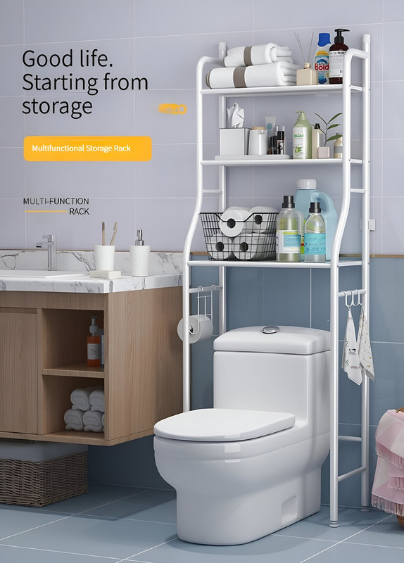 ORGANIZADOR CUTX ESTANTE BAÑO 3 NIVELES HOGAR DECORACION LAU - 9