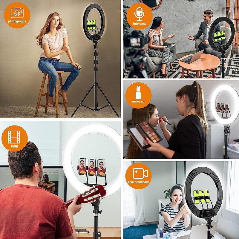 ARO LUZ CUTX SELFIE FOTOGRAFIA VIDEOS RECARGABLE PORTATIL LAU - 8