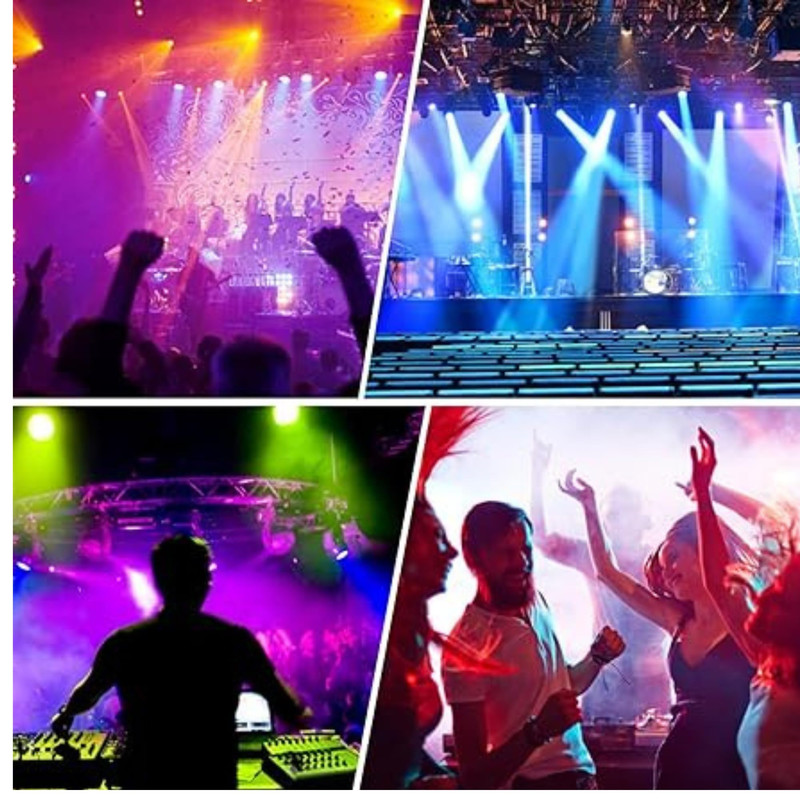 LUCES LED PROFESIONAL GIRATORIA ESCENARIO DJ BODA EVENTO LAU - 2