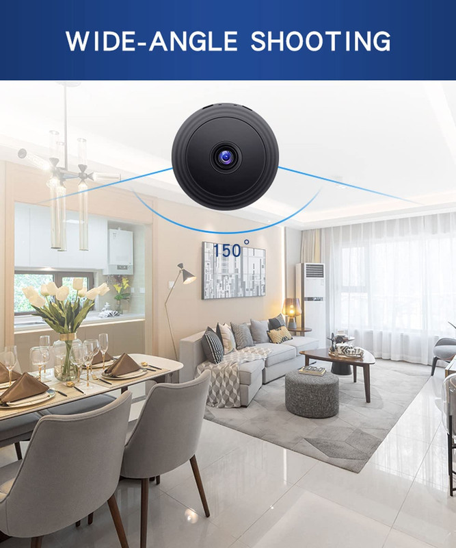 MINI CÁMARA ARRTX MINI CAMARA ESPIA SEGURIDAD INALAMBRICA INTERIOR HOGAR LAU - 3