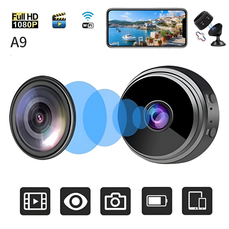 MINI CÁMARA ARRTX MINI CAMARA ESPIA SEGURIDAD INALAMBRICA INTERIOR HOGAR LAU - 5