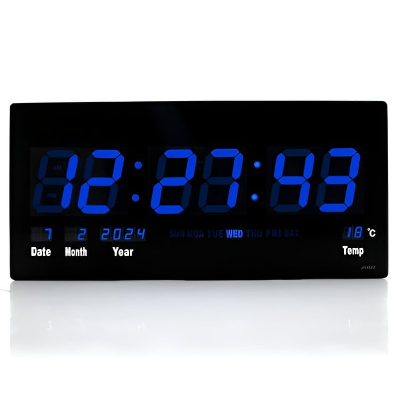 RELOJ CALENDARIO DIGITAL PARED SALA COCINA DORMITORIO LAU - 3