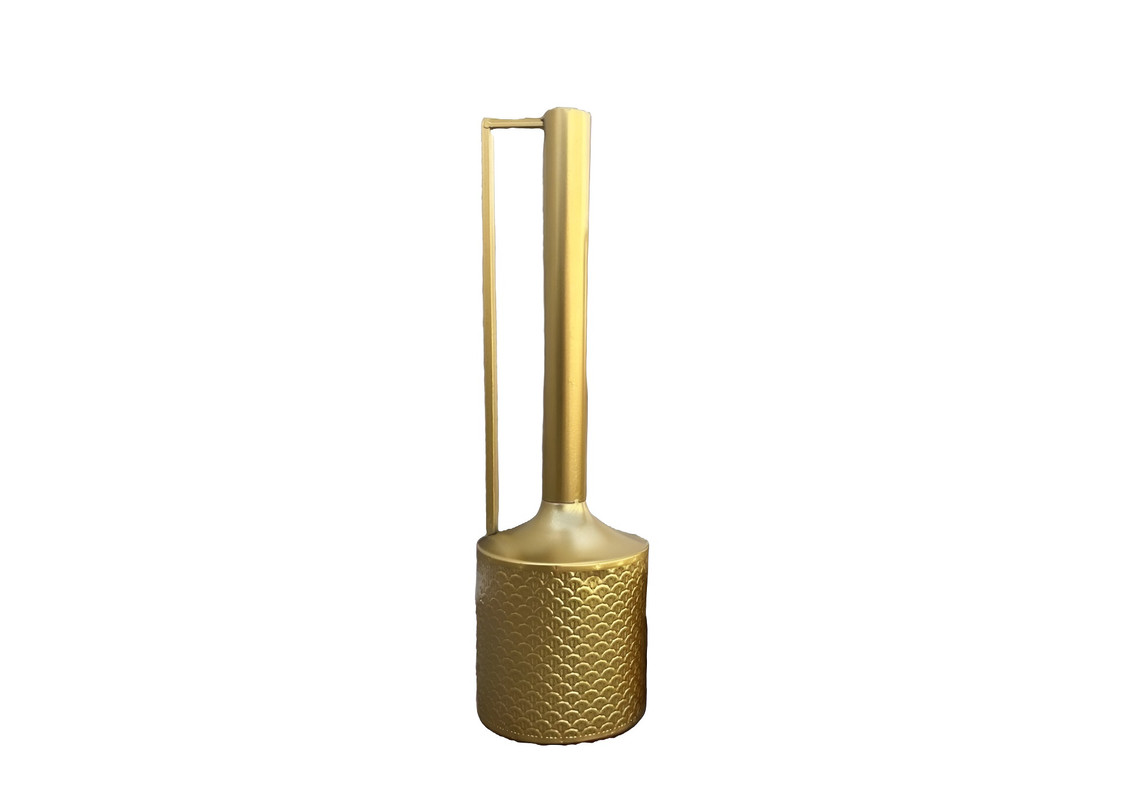 JARRON METAL FLORES FLORERO MODERNO ELEGANTE LAU - 1