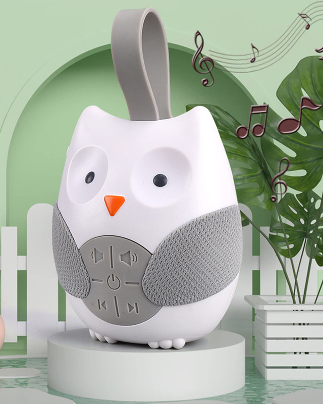 MAQUINA ROBOT MONITOR SUEÑO BFT MULTICOLOR RUIDO BUHO CUNA DORMIR BEBES LAU - 3
