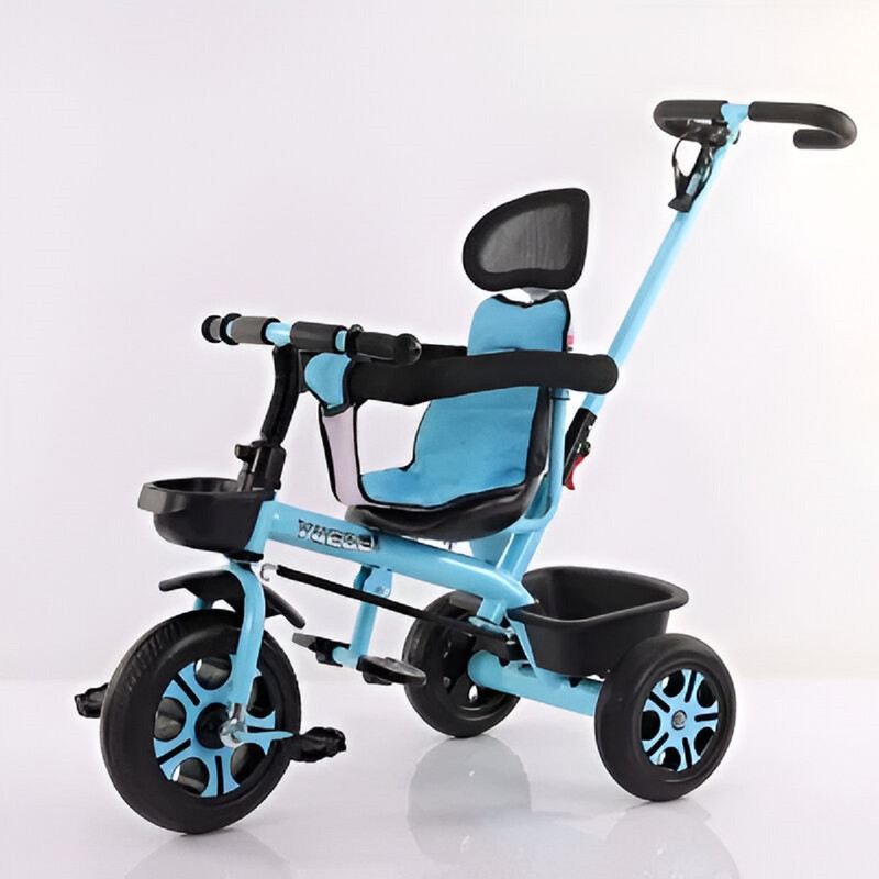 TRICICLO BFT COCHECITO MOTO 2 EN 1 SOMBRILLA AJUSTABLE NIÑOS LAU - 6