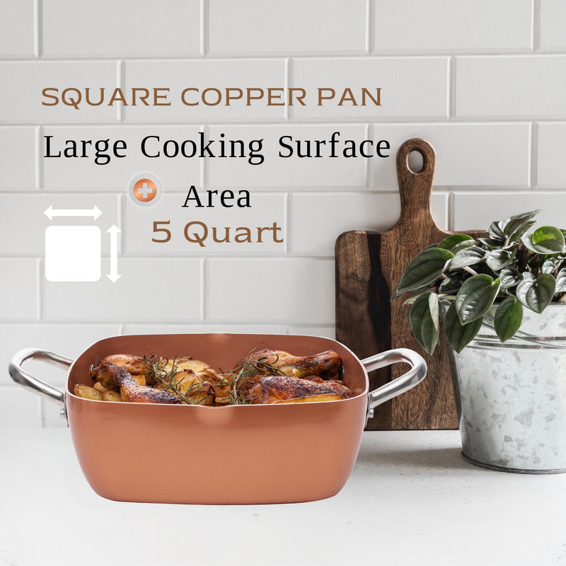 JUEGO OLLAS QUATRA HORNEAR FREIR COCINA ANTIADHERENTE LAU - 8