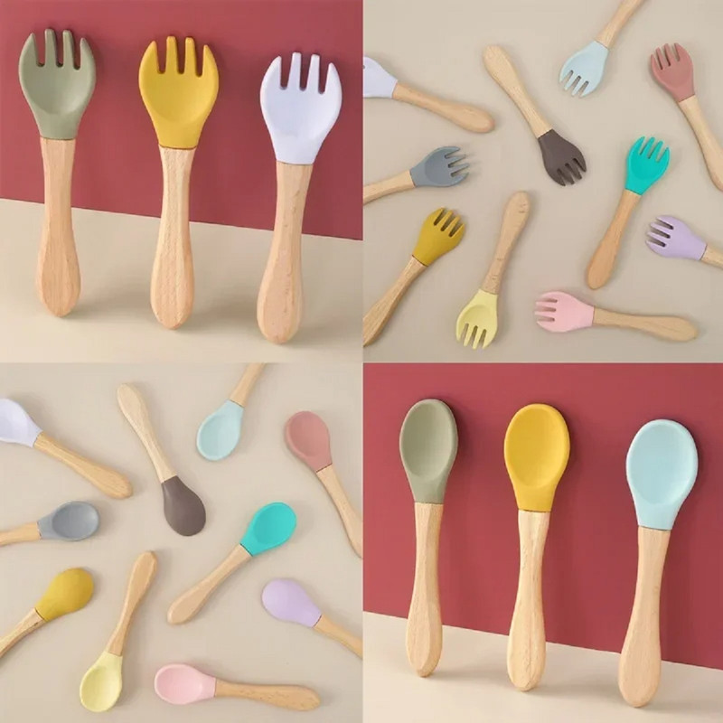 SET ZZKKO ALIMENTACIÓN SILICONA 8EN1 ANTIDESLIZANTE BEBÉS LAU ROSA - 9