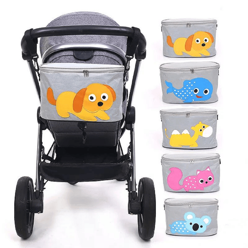 ORGANIZADOR A95X MULTICOLOR COCHE PAÑAL BIBERON ACCESORIOS DIBUJOS BEBE LAU - 3