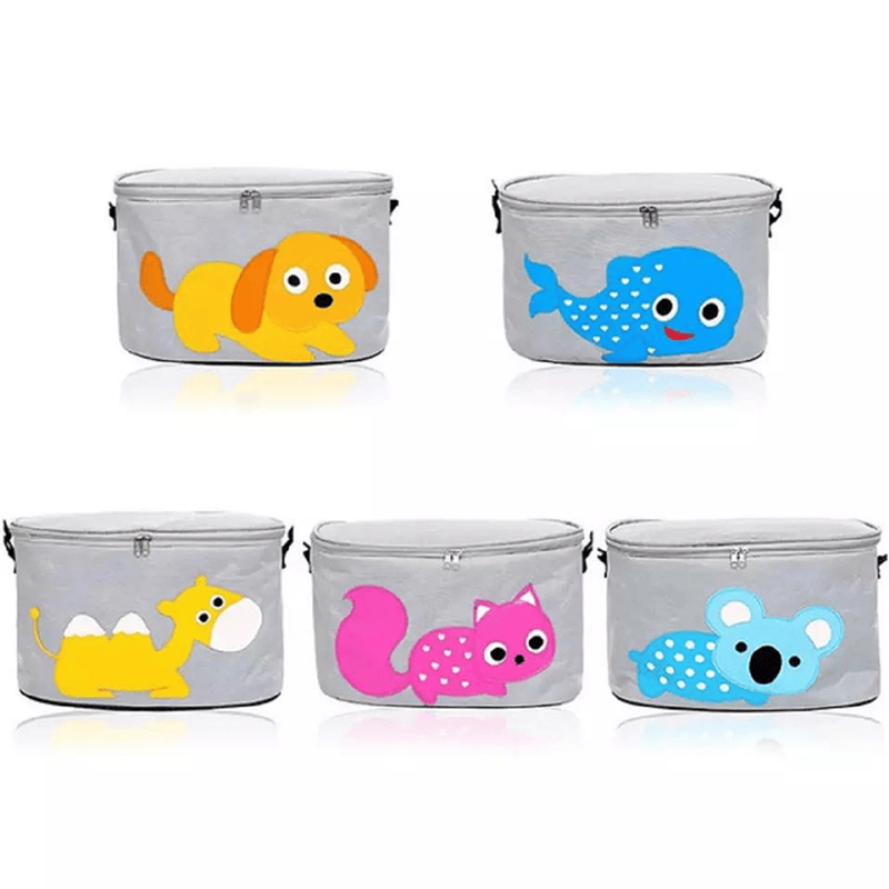 ORGANIZADOR A95X MULTICOLOR COCHE PAÑAL BIBERON ACCESORIOS DIBUJOS BEBE LAU - 4