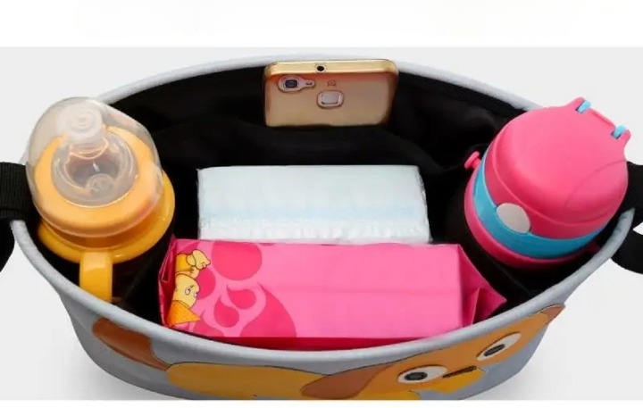 ORGANIZADOR A95X MULTICOLOR COCHE PAÑAL BIBERON ACCESORIOS DIBUJOS BEBE LAU - 6