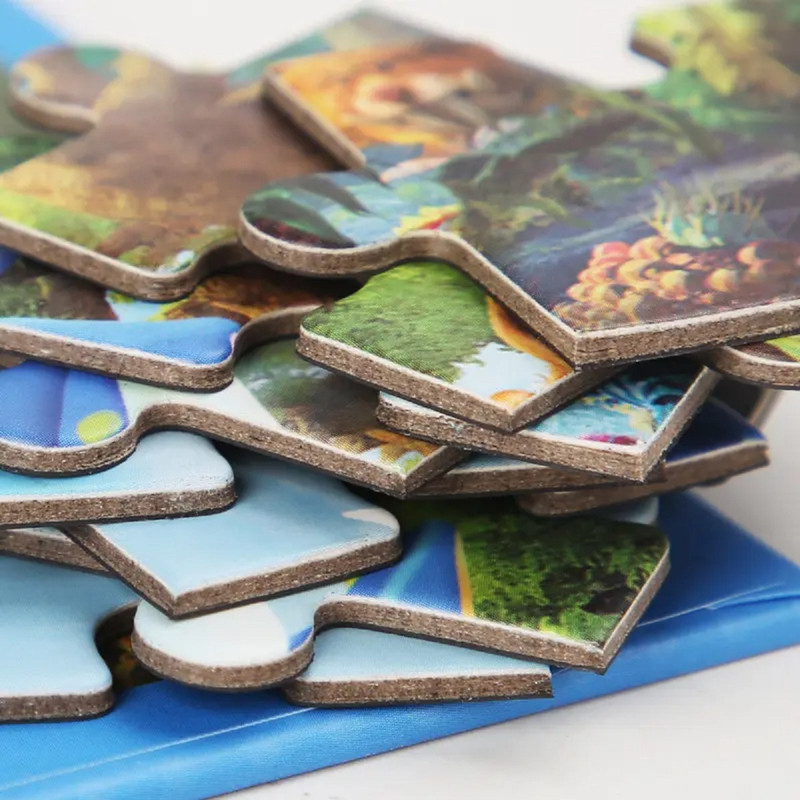 SET 3 JUGUETE PUZZLE ROMPECABEZA A95X MULTICOLOR DINOSURIO IMAN NIÑOS LAU - 5