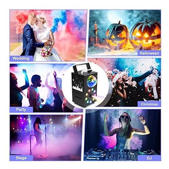 MAQUINA HUMO NIEBLA LUCES LED RGB 700W FIESTA DJ LAU - 2