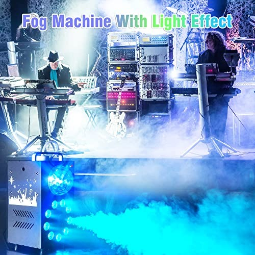 MAQUINA HUMO NIEBLA LUCES LED RGB 700W FIESTA DJ LAU - 6