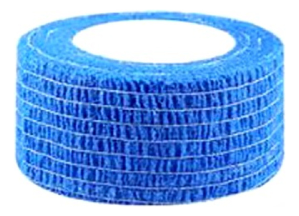 SET 10 VENDAS ELASTICA ADHESIVA MEDICINAL 2,5CMX4,5M LAU - 1
