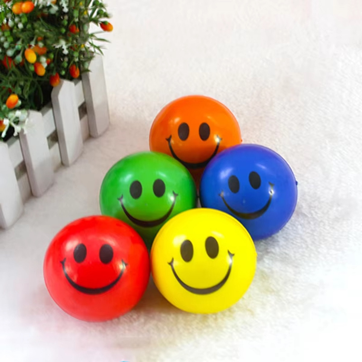 SET 24 PELOTAS ANTIESTRES VARIADOS ESPUMA NIÑOS ADULTOS LAU - 9