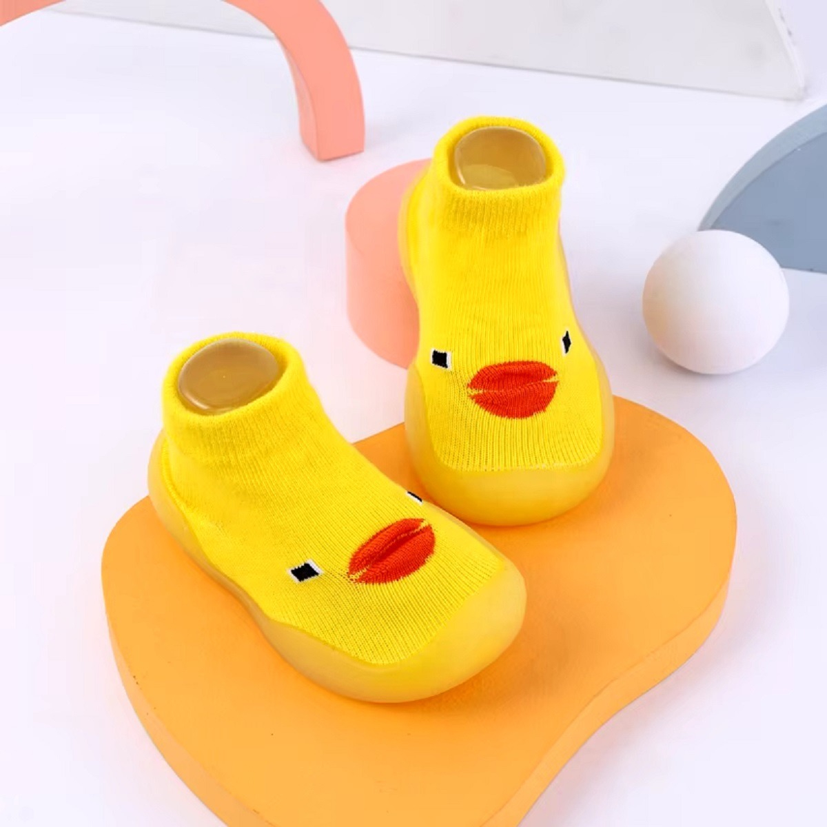 SET DE 2 ZAPATO CALCETÍN BEBÉ SUAVE ANTIDESLIZANTE JHN - 9