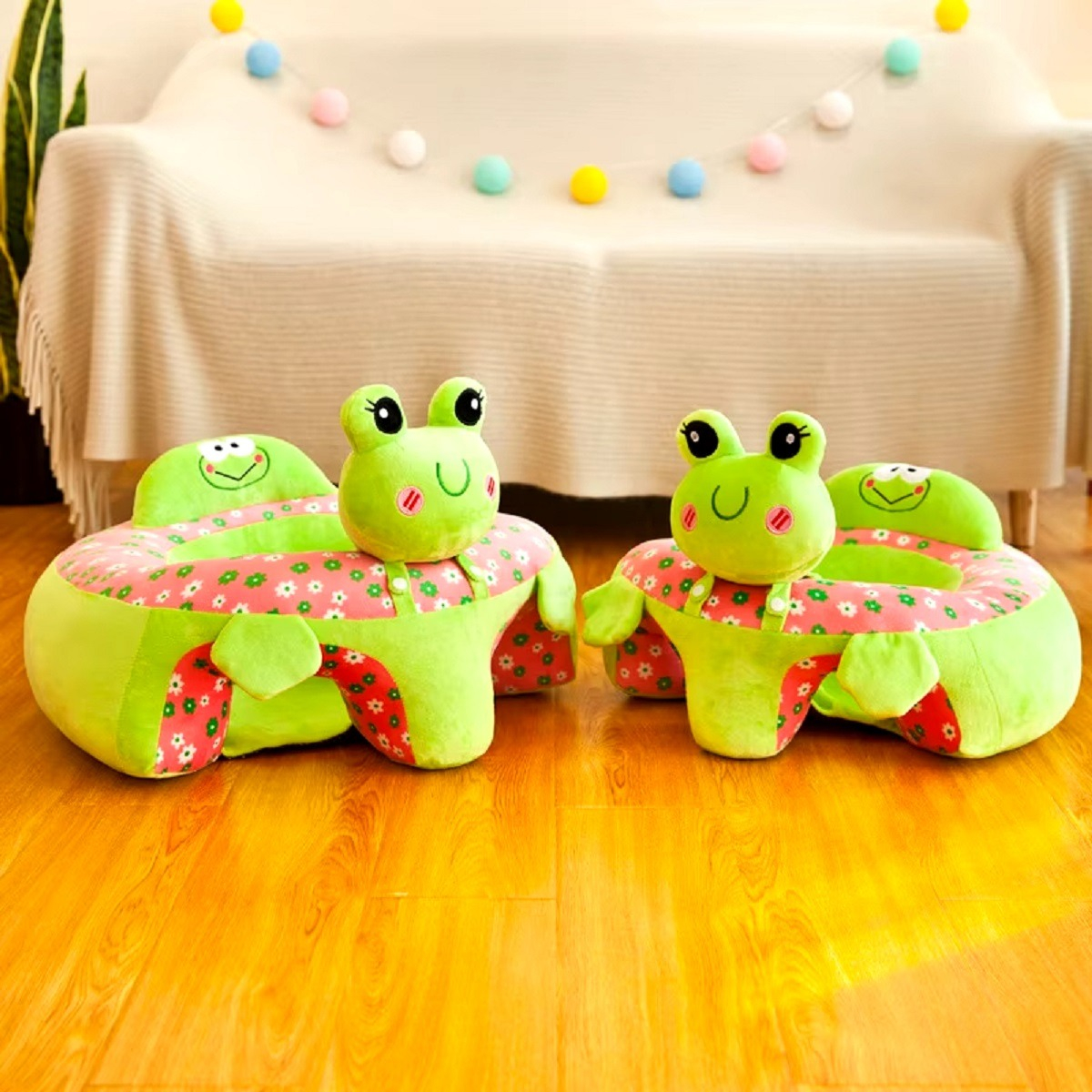 COJÍN SILLÓN BEBÉS APRENDIZAJE DISEÑO ANIMALES JHN MULTICOLOR - 5