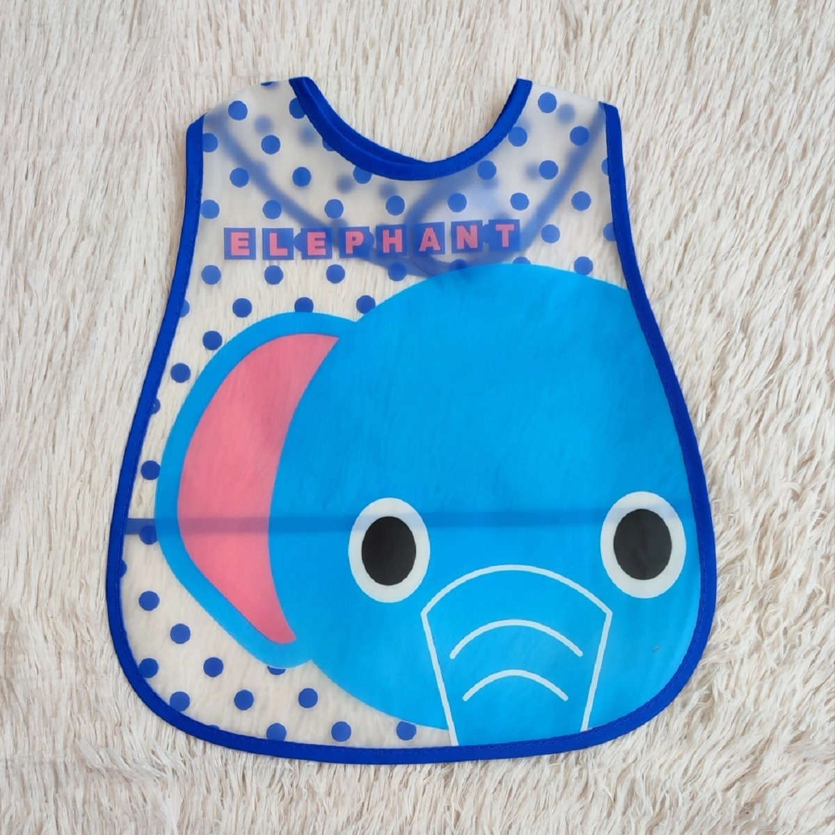 SET DE 8 BABEROS PLÁSTICO IMPERMEABLE BEBÉS DELANTAL JHN - 8