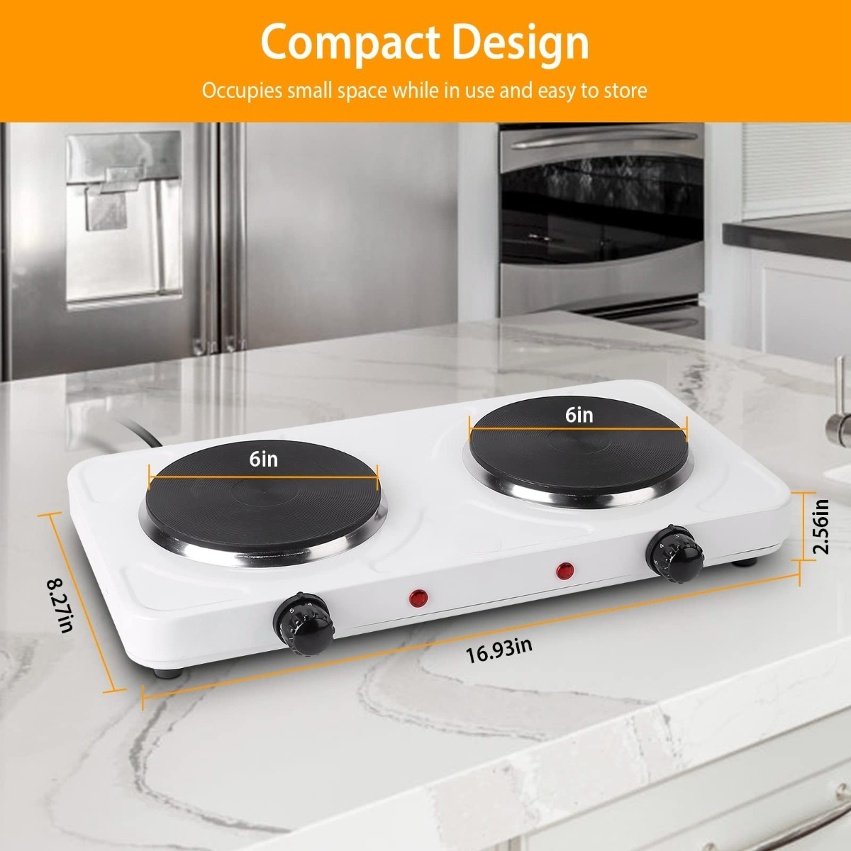 COCINA ENCIMERA PORTATIL VERSATIL COMODA COMPACTA COCINA LAU - 6