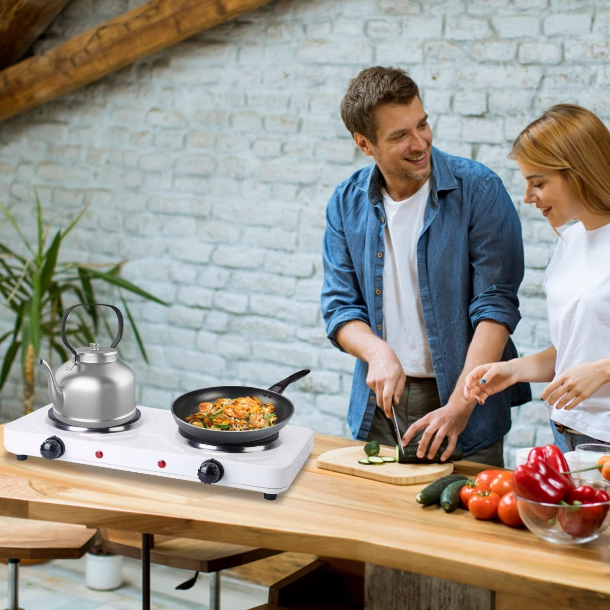 COCINA ENCIMERA PORTATIL VERSATIL COMODA COMPACTA COCINA LAU - 8