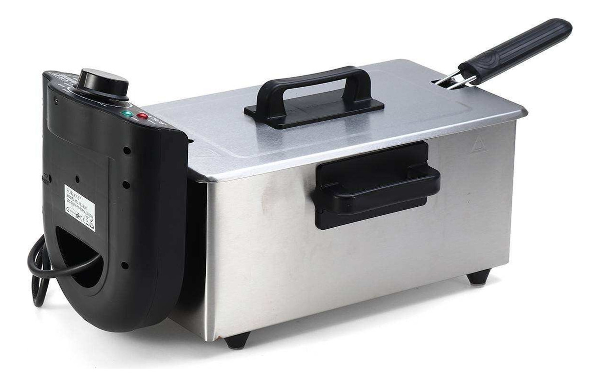 FREIDORA ACEITE 3L 2000W COMPACTA PREPARACION COCINA LAU - 1