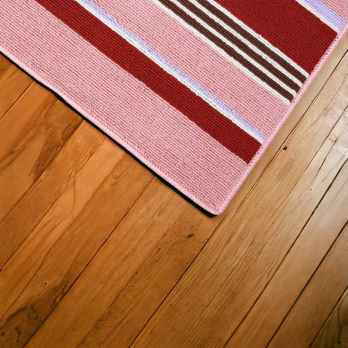 SET 3 ALFOMBRA CONTEMPORÁNEA MODERNA PISO ANTIDESLIZANTE ALGODON JHN 60 X 40 CM - 7