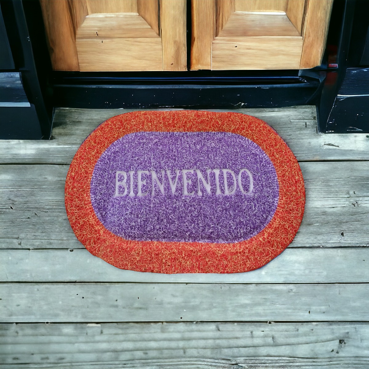 SET 3 ALFOMBRA CONTEMPORÁNEA MODERNA ANTIDESLIZANTE ENTRADA RESISTENTE JHN 60 X 40 CM - 3