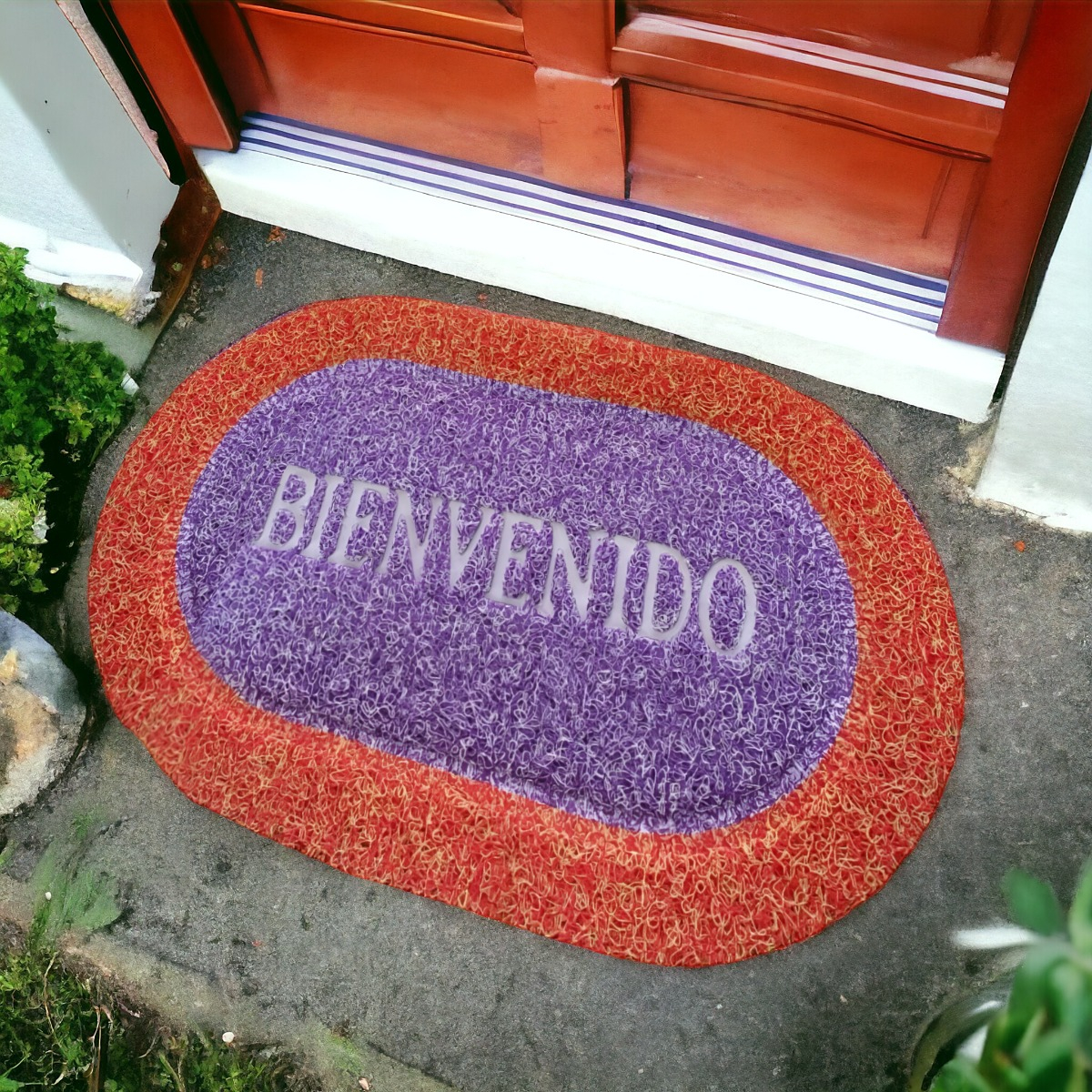 SET 3 ALFOMBRA CONTEMPORÁNEA MODERNA ANTIDESLIZANTE ENTRADA RESISTENTE JHN 60 X 40 CM - 8