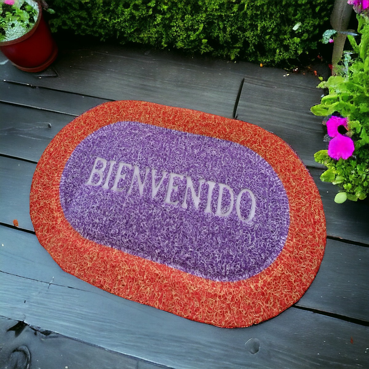 SET 3 ALFOMBRA CONTEMPORÁNEA MODERNA ANTIDESLIZANTE ENTRADA RESISTENTE JHN 60 X 40 CM - 10