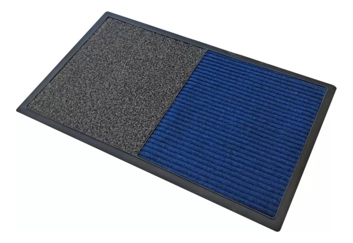 ALFOMBRA CONTEMPORÁNEA MODERNA SANITIZANTE DESINFECTA SECA PEDILUVIOS CALZADO JHN 60 X 90 CM - 1