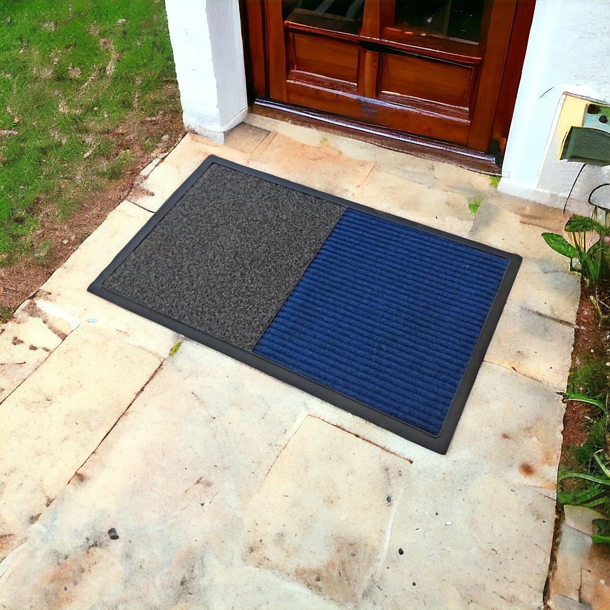 ALFOMBRA CONTEMPORÁNEA MODERNA SANITIZANTE DESINFECTA SECA PEDILUVIOS CALZADO JHN 60 X 90 CM - 6