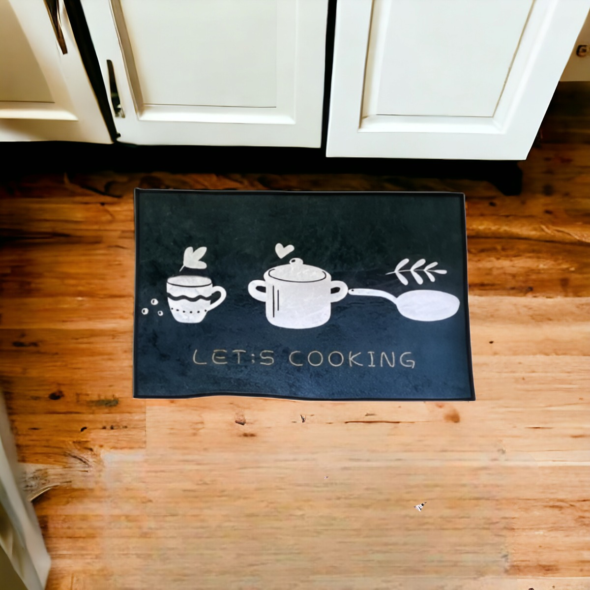 ALFOMBRA CONTEMPORÁNEA MODERNA COCINA ANTIDESLIZANTE 2 PIEZAS DECORATIVA PISO JHN 60 X 40 CM - 8