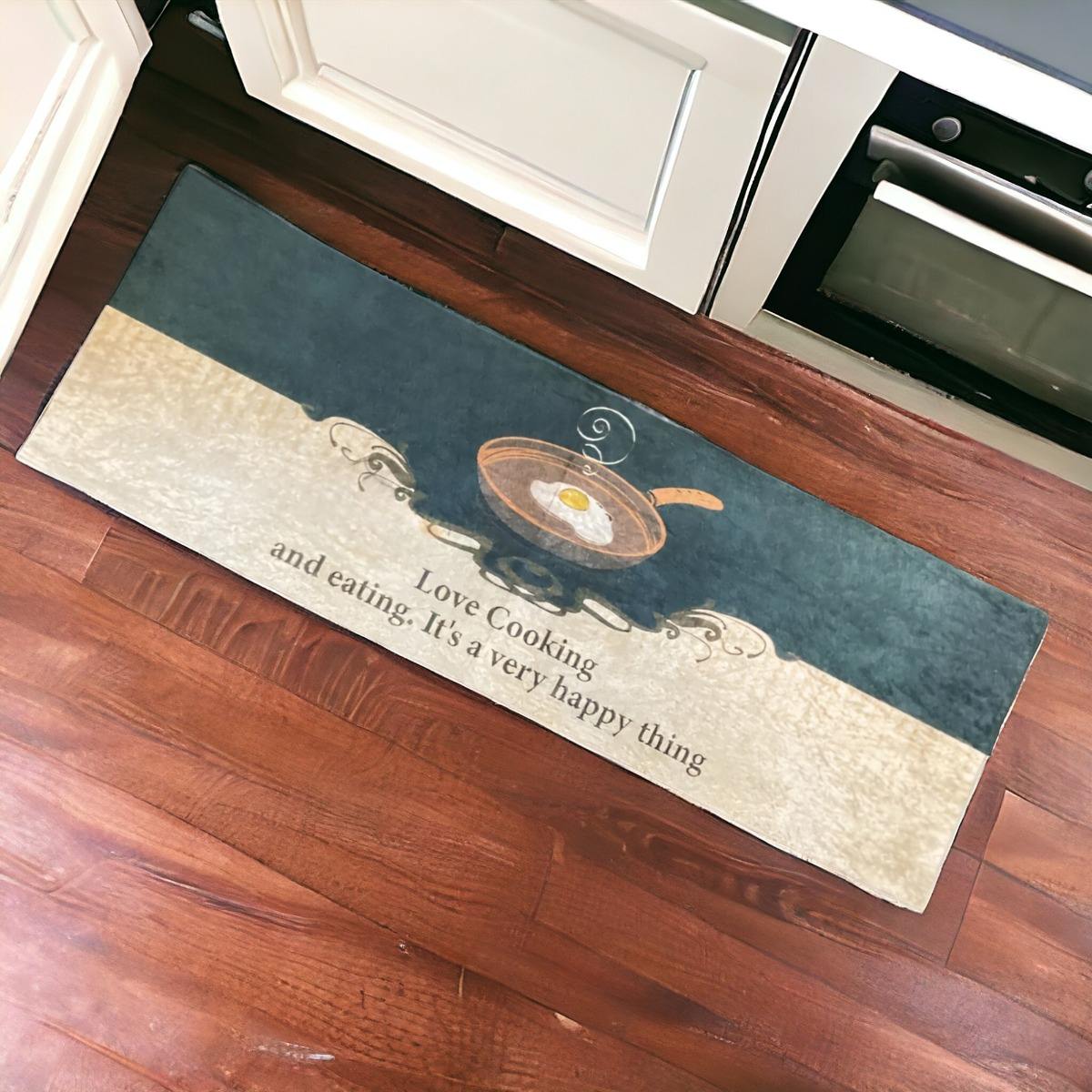 ALFOMBRA CONTEMPORÁNEA MODERNA DECORATIVA COCINA 2 PIEZAS ANTIDESLIZANTE PISO JHN 60 X 40 CM - 2