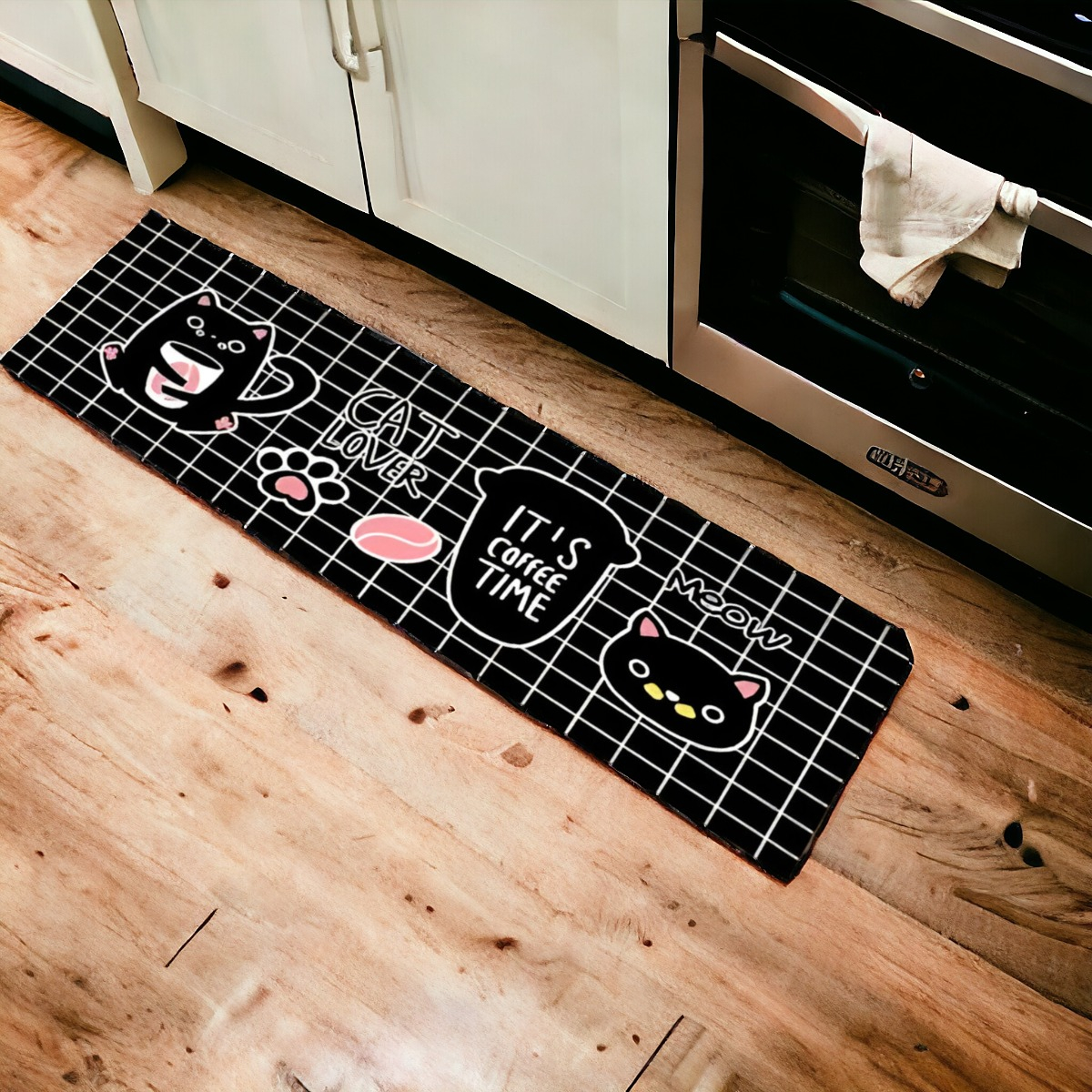 ALFOMBRA CONTEMPORÁNEA MODERNA PISO COCINA ANTIDESLIZANTE DECORATIVA 2 PIEZAS JHN 60 X 40 CM - 10