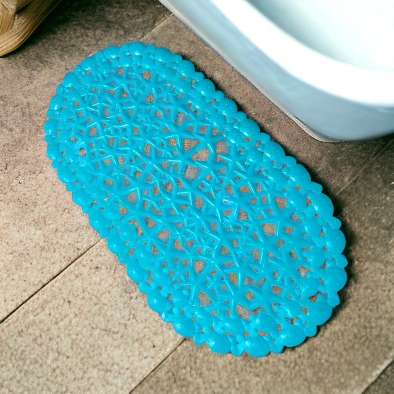 SET DE 4 ALFOMBRA BAÑO ANTIDESLIZANTE DUCHA MARINO JHN - 10