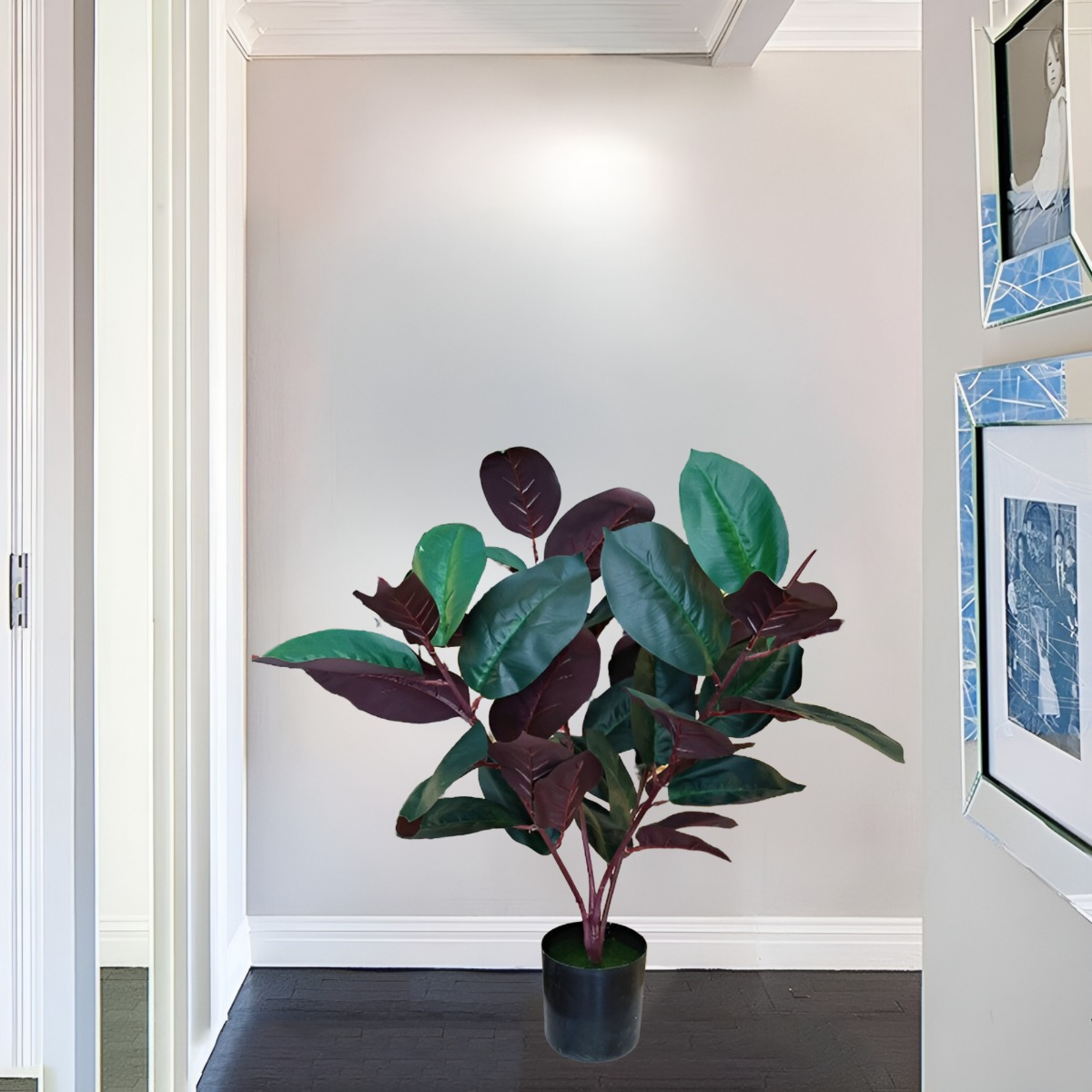 PLANTA ARTIFICIAL INTERIOR FICUS 75CM DECORATIVA JHN - 2