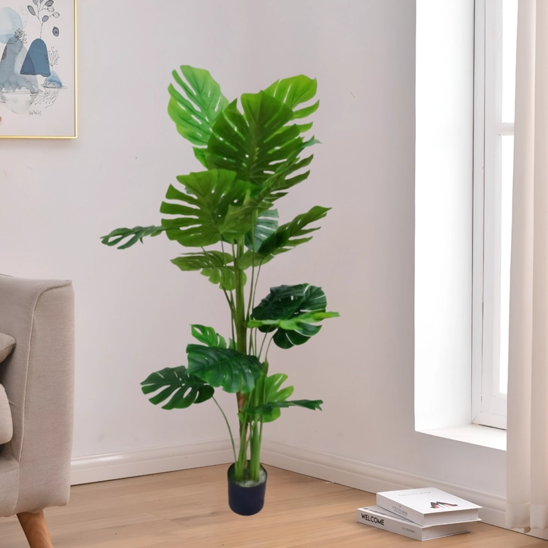 PLANTA ARTIFICIAL TORTUGA DECORATIVA ADORNO VERDE JHN - 2