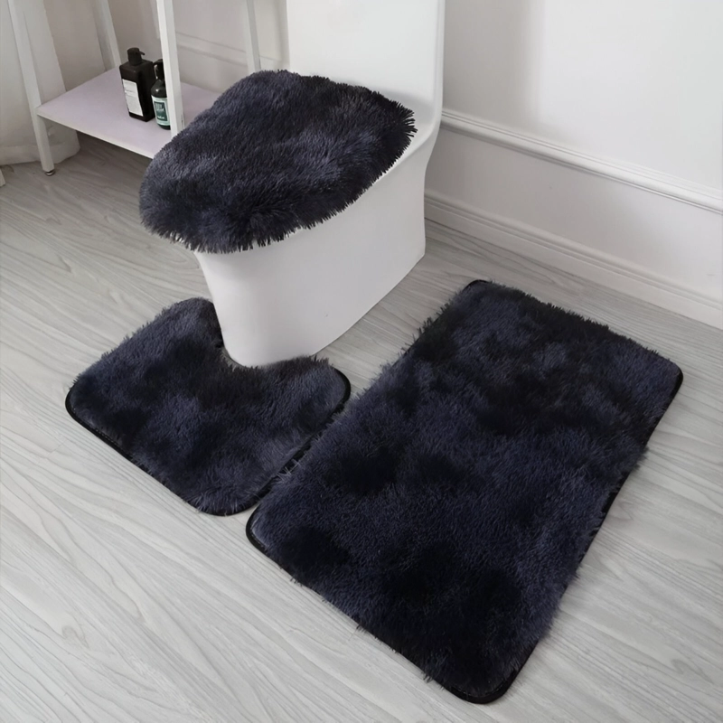 ALFOMBRAS BAÑO 3 PIEZAS SUAVE ANTIDESLIZANTE JHN - 6