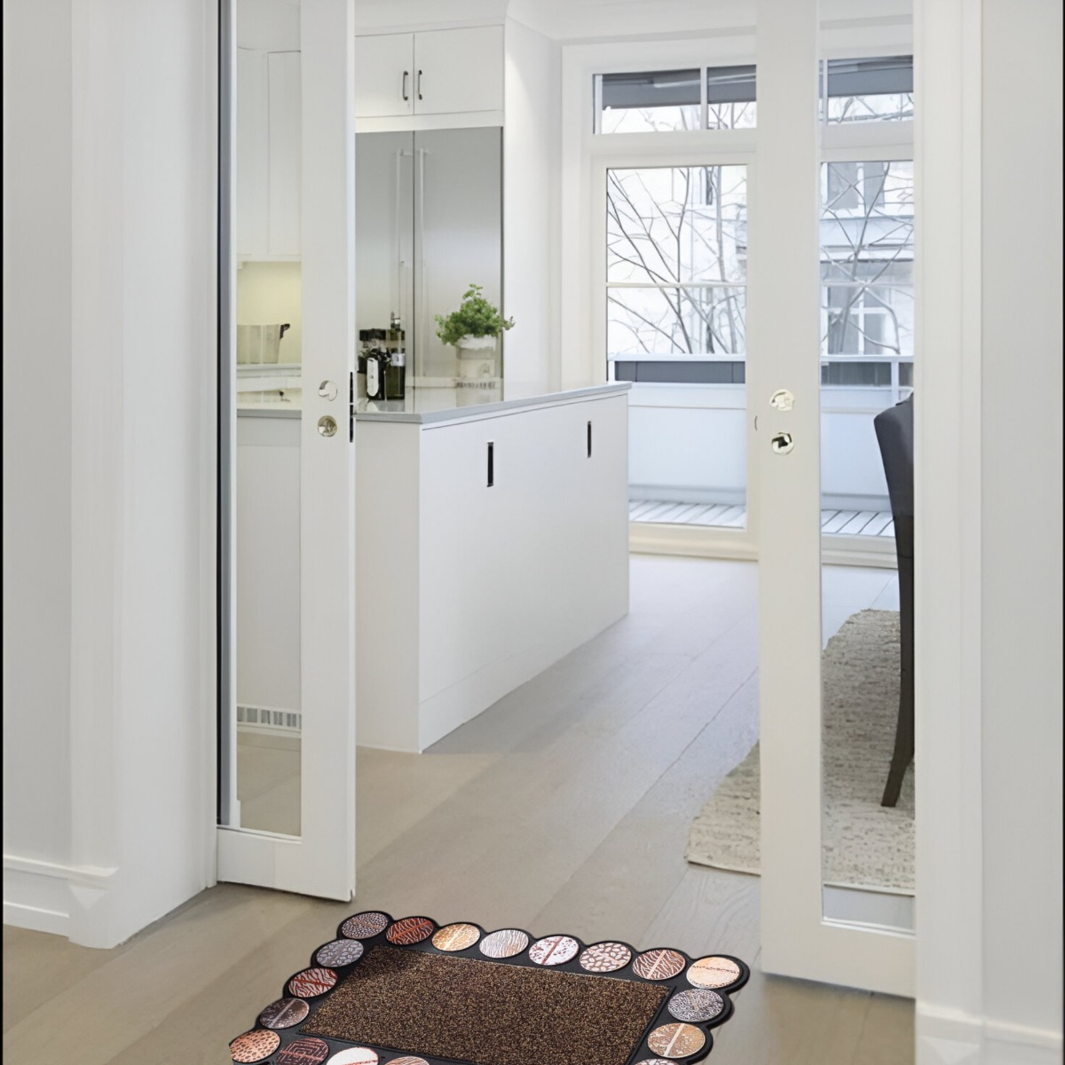 ALFOMBRA DECORATIVA GOMA 3D INTERIOR EXTERIOR JHN - 7
