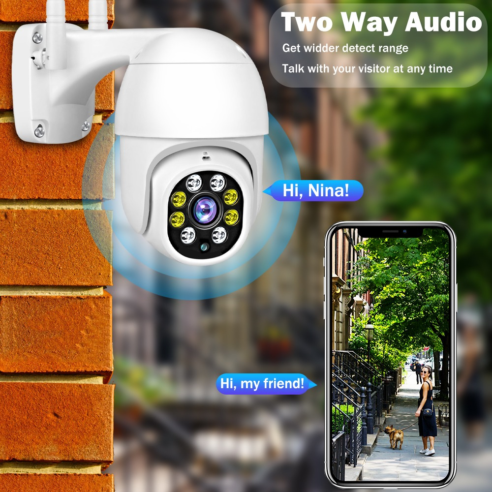 CAMARA SEGURIDAD HD INALAMBRICA AUDIO OFICINA HOGAR LAU - 4