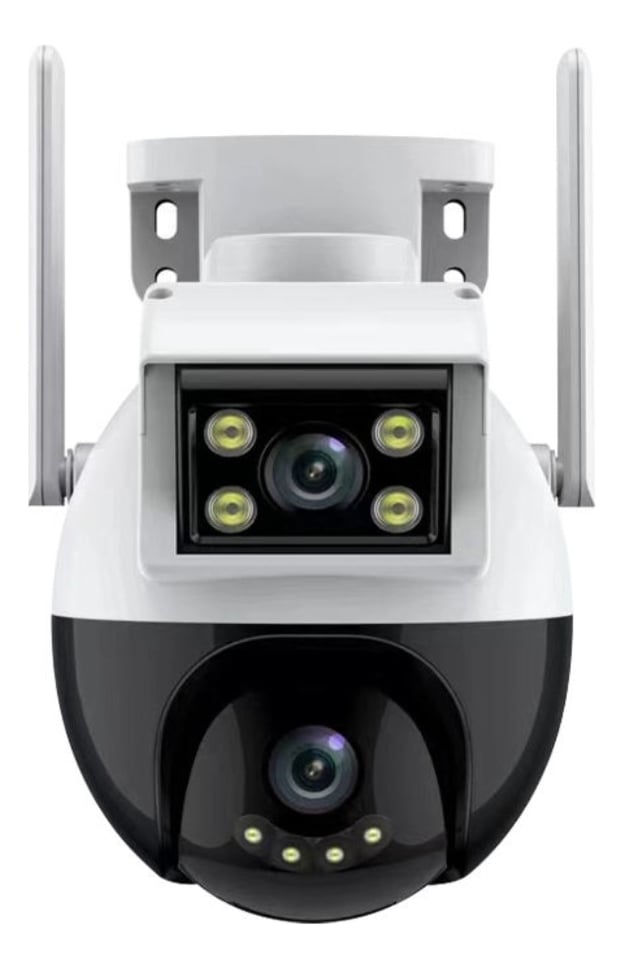 CAMARA SEGURIDAD FIVEONE DOBLE LENTE WIFI HOGAR INTERIOR LAU - 2