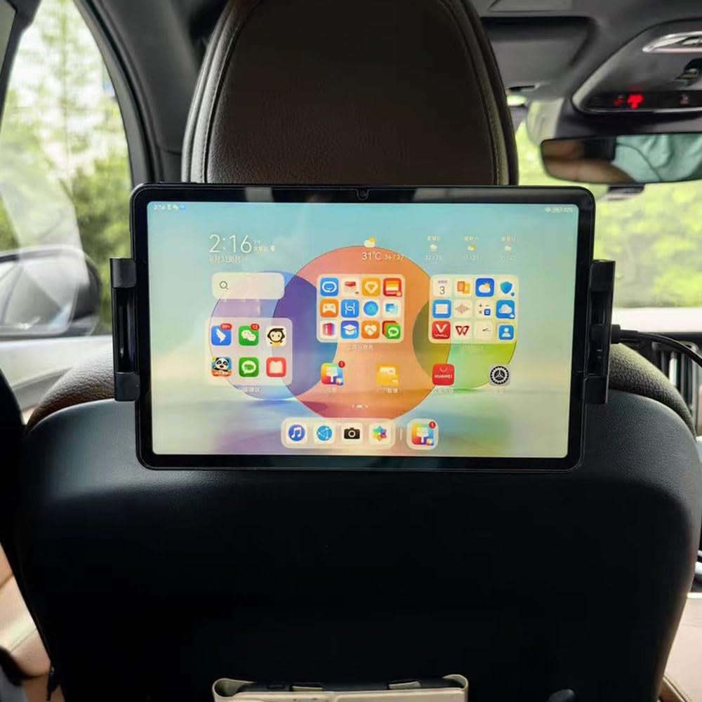 SOPORTE TABLET ASIENTO AUTO PINZA AJUSTABLE NIÑOS LAU - 4