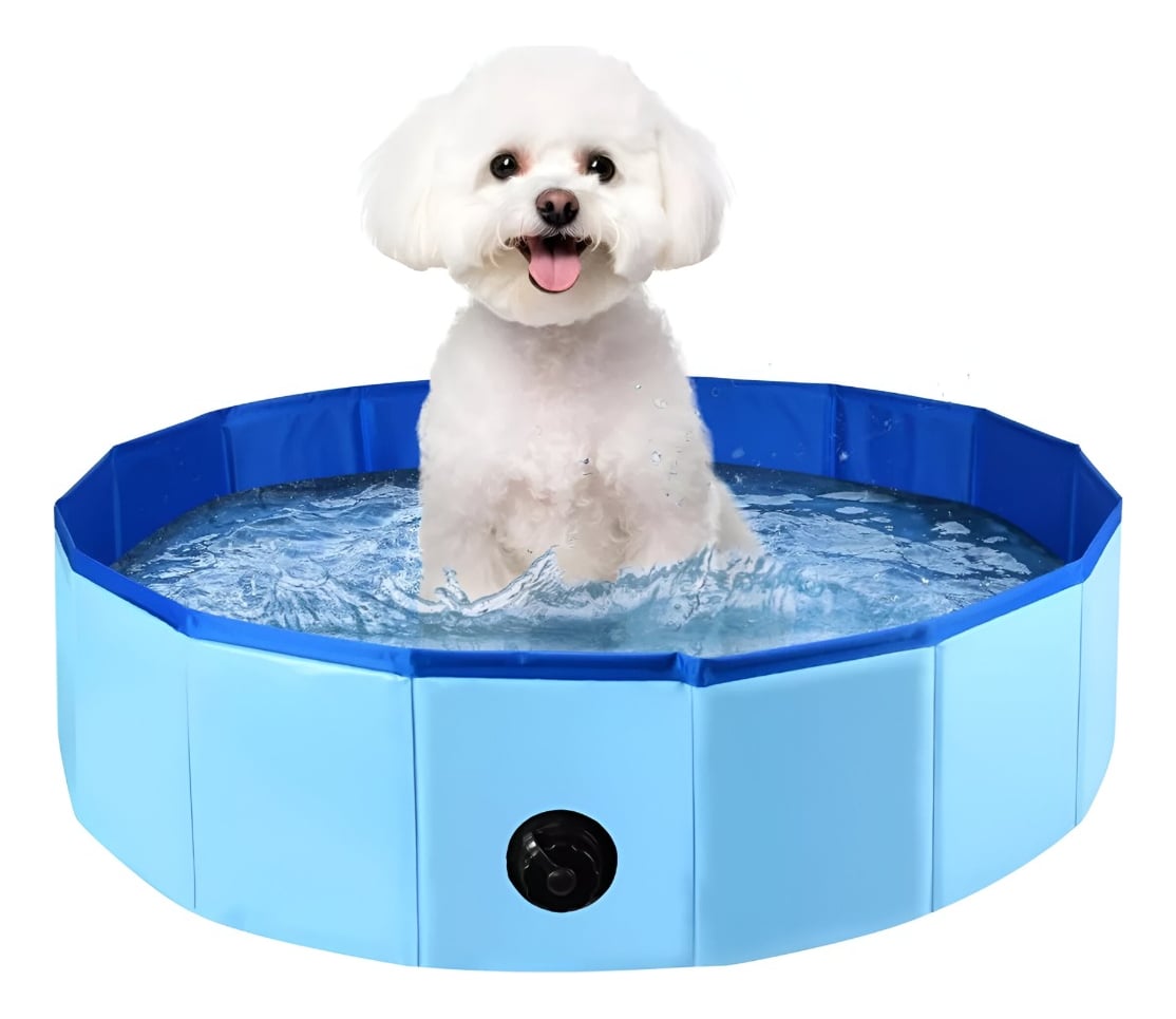 PISCINA PILETA PLEGABLE PARA MASCOTAS Y NIÑOS 80X20CM JHN - 1