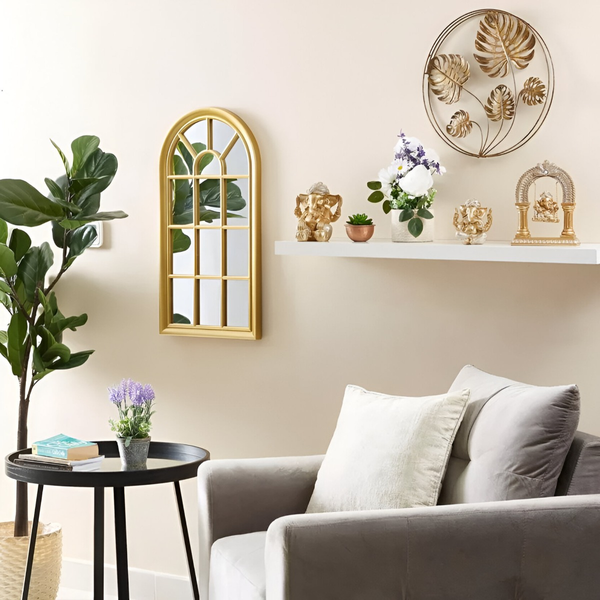 ESPEJO PARED DECORATIVO CATEDRAL VENTANA JHN - 4