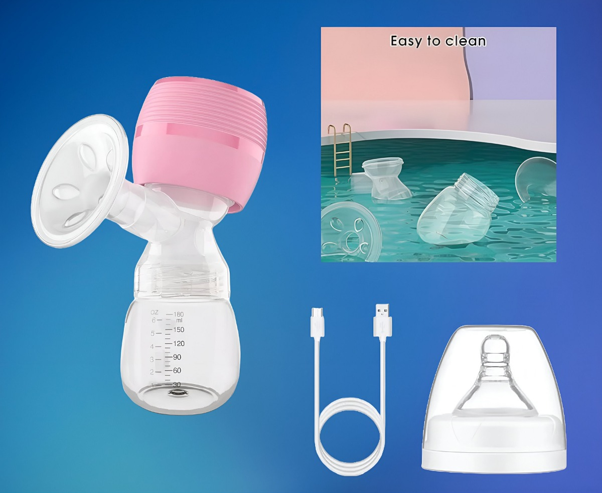 EXTRACTOR LECHE SACALECHE RECARGABLE USB PORTÁTIL JHN MULTICOLOR - 7