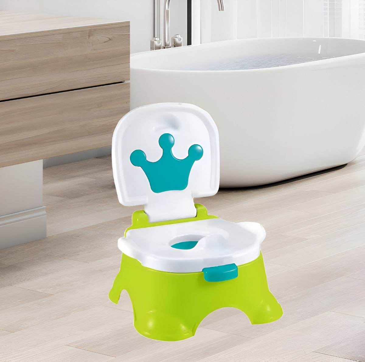 INODORO PORTÁTIL PELELA BEBÉS NIÑOS MUSICAL ORINAL JHN MULTICOLOR - 9