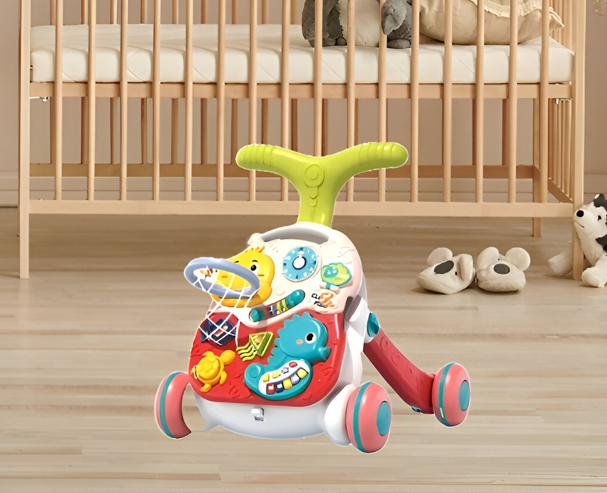 ANDADOR MULTIFUNCIONAL BEBÉ TECLADO MUSICAL EDUCATIVO JHN - 6