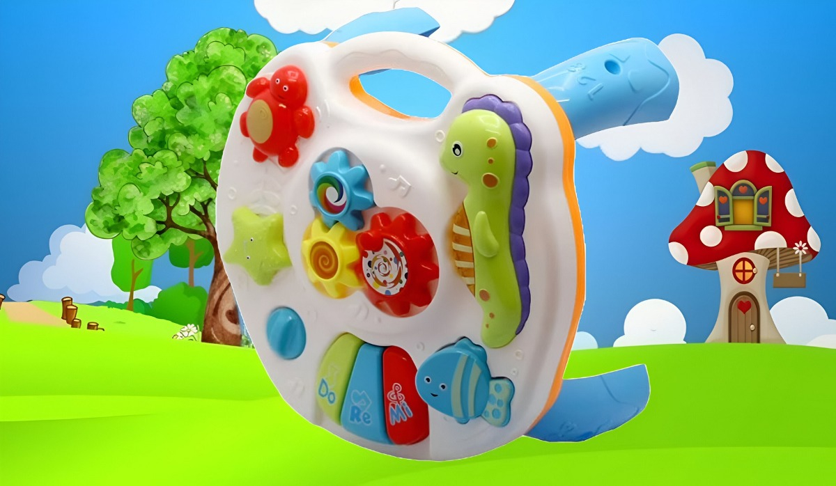 JUGUETE DIDÁCTICO MESA APRENDIZAJE MUSICAL 2 EN 1 NIÑOS JHN MULTICOLOR - 8