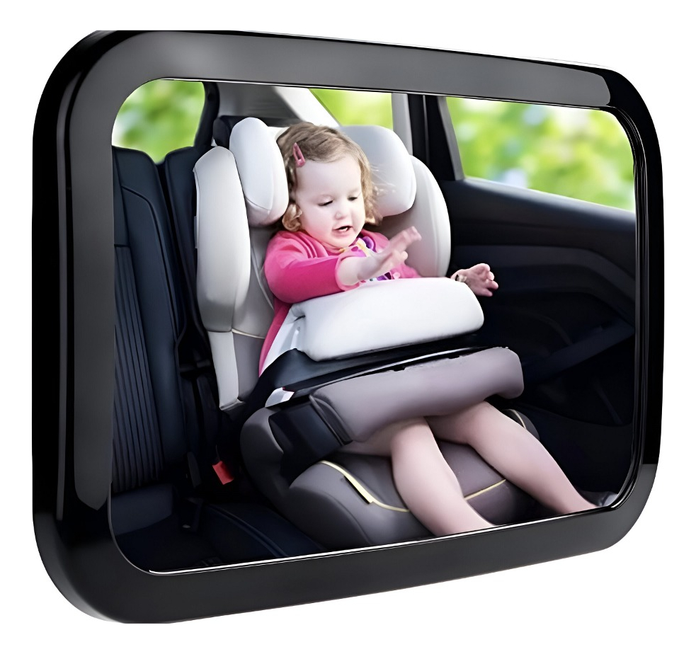 ESPEJO RETROVISOR MULTICOLOR BEBÉ AUTO SEGURIDAD ASIENTO AJUSTABLE JHN - 1