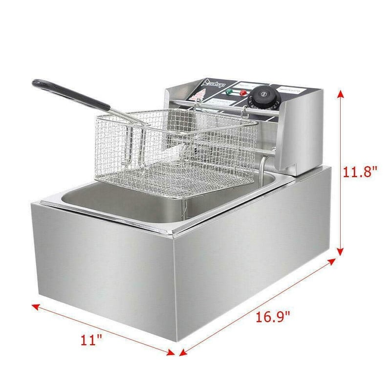 FREIDORA DOMESTICA COCCION ACERO INOXIDABLE LAU - 1